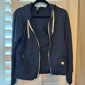 Vuori Navy Perfomance Hoody